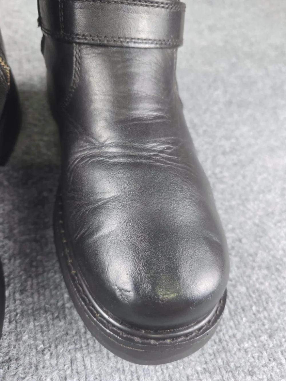 Harley-Davidson Men's Side Street Black Leather Harness Boots Size 8 / EUR 41